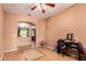 Flexible office space with tile flooring and plenty of natural light perfect for studying or working from home at 10414 W Windsor Ave, Avondale, AZ 85392