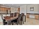 Dining room with dark wood table and seating for six at 1093 E Doral Ave, Gilbert, AZ 85297