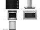 Selection of kitchen appliances, including cooktop, hood, oven, microwave and dishwasher at 11300 N Casa Dega Dr # 1044, Surprise, AZ 85388