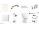 Selection of bathroom materials, including cabinet door style, fixtures and tile at 11300 N Casa Dega Dr # 1044, Surprise, AZ 85388
