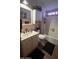 Bathroom offers a vanity with storage, toilet, and shower at 11596 W Sierra Dawn Blvd # 64, Surprise, AZ 85374