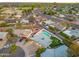 Aerial view of a neighborhood featuring well-maintained homes and lush landscaping at 1317 E Verlea Dr, Tempe, AZ 85282