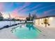 Spacious backyard featuring a pool, white brick fence, and ample patio space at 1317 E Verlea Dr, Tempe, AZ 85282