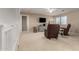 View of Bonus Room features neutral walls, plush carpet, ceiling fan and comfortable seating at 1737 S Talbot --, Mesa, AZ 85209