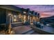 Stunning outdoor patio with luxurious seating and ambient lighting, perfect for evening relaxation and scenic enjoyment at 1805 E Rocky Slope Dr, Phoenix, AZ 85048