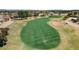 Beautiful aerial shot of a well-manicured golf course at 18514 N Laguna Azul Ct, Surprise, AZ 85374