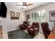 Office space with wood flooring, comfortable seating, and a bright window at 18867 N Cactus Flower Way, Surprise, AZ 85387