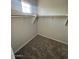 Empty walk-in closet with carpet and shelving for storage at 2672 E Bluff Spring Ave, Apache Junction, AZ 85119