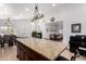 Open floor plan view of kitchen with a large island at 3514 W Sands Dr, Glendale, AZ 85310