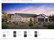 Charming single-story home showcasing stone accents, a well-manicured landscape, and a welcoming two-car garage at 4329 S Parkcrest St, Gilbert, AZ 85297