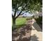 Walking path with a well-maintained green belt at 4786 E Laurel Ct, Gilbert, AZ 85234