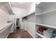 Spacious walk-in closet with shelves and mirrored door at 533 W Guadalupe Rd # 1001, Mesa, AZ 85210