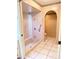 Bathroom featuring tiled shower, a neutral color palette, and convenient access to the toilet at 8552 E Vía Del Palacio --, Scottsdale, AZ 85258