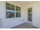 Private outdoor patio features a glass door and large window offering plenty of natural light at 11300 N Casa Dega N Dr # 1047, Surprise, AZ 85388