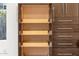 Inside a kitchen cabinet with pull out drawer inserts for maximized storage solutions at 14823 S 13Th Pl, Phoenix, AZ 85048