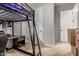 Bedroom featuring a loft bed with a ladder to the top bunk at 19571 E Strawberry Dr, Queen Creek, AZ 85142