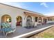 Inviting back patio with comfortable seating, offering a great spot for entertaining or enjoying peaceful moments at 2277 N Recker Rd # 6, Mesa, AZ 85215