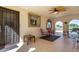 Comfortable patio area featuring comfortable furniture and views of the community at 2277 N Recker Rd # 6, Mesa, AZ 85215