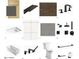 Bathroom design samples featuring hardware, shower fixtures, tile, toilet, and vanity at 23656 N 123Rd St # 240, Scottsdale, AZ 85255