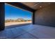 A spacious covered patio provides outdoor living and entertaining with a mountain view at 23656 N 123Rd St # 240, Scottsdale, AZ 85255