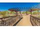 Bridge and shade structure offering residents a relaxing area at 26066 N 72Nd Ave, Peoria, AZ 85383