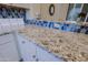 Granite countertops and blue mosaic tile backsplash add flair to this kitchen at 32835 N 70Th St, Scottsdale, AZ 85266
