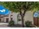 Landscaped front yard of a well-maintained single-story home, showcasing desert landscaping at 3943 E Ficus Way, Gilbert, AZ 85298