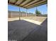 Backyard with a covered patio and a blank canvas for your outdoor oasis at 5201 N 61St Dr, Glendale, AZ 85301