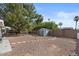 Spacious backyard with a shed, offering great potential for outdoor activities and relaxation at 639 N 57Th Pl, Mesa, AZ 85205