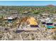 An aerial view of desert home under construction with wood framing, in a beautiful neighborhood at 7646 E Hidden Canyon St, Mesa, AZ 85207