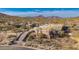 High angle view of a home under construction in a desert landscape at 7646 E Hidden Canyon St, Mesa, AZ 85207