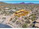 New home under construction with wood framing and a desert landscape at 7646 E Hidden Canyon St, Mesa, AZ 85207