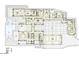 Detailed floor plan showing the layout of a spacious home with multiple rooms and a garage at 7646 E Hidden Canyon St, Mesa, AZ 85207