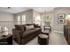 Loft living room area with seating and view to the living space below at 8424 E San Bernardo Dr, Scottsdale, AZ 85258