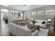 Open-concept living area featuring stylish furnishings, dining set and an abundance of natural light at 903 W Raven Dr, Chandler, AZ 85286