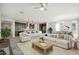 Spacious open-concept living area and kitchen with ample seating at 11910 E Amanda Rd, Gold Canyon, AZ 85118