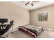 Bedroom with a bed and a computer desk and chair at 1367 S Country Club Dr # 1295, Mesa, AZ 85210