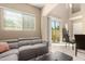 Cozy living room with modern furniture and plenty of natural light at 1367 S Country Club Dr # 1295, Mesa, AZ 85210