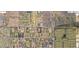 An aerial view showing the location of the property in relation to surrounding neighborhoods and roads at 20521 E Germann Rd, Queen Creek, AZ 85142