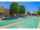 Enjoy outdoor games on the community shuffleboard courts, perfect for friendly competition and recreation at 2121 N Center St # 141, Mesa, AZ 85201