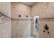 Walk-in shower with dual shower heads and access to the walk-in closet at 2285 E Chandler Heights Rd, Chandler, AZ 85249
