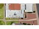 Birds-eye view of the rooftop highlighting the red tile roof, AC system, and the serene surroundings at 2844 W Christy Dr, Phoenix, AZ 85029