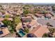 Aerial view of home with mature landscaping and neighborhood amenities at 2916 E Amber Ridge Way, Phoenix, AZ 85048