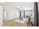 Inviting living room with wood floors, neutral furniture, and natural light at 2916 E Amber Ridge Way, Phoenix, AZ 85048