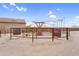 Close-up view of a horse exerciser with metal fencing, demonstrating practical design for equestrian training needs at 29204 N Bryce Trl, Queen Creek, AZ 85144
