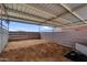 Covered horse stall featuring sturdy fencing and ample space for livestock comfort and shelter from the elements at 29204 N Bryce Trl, Queen Creek, AZ 85144