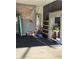 View of garage featuring a large map and organizational lockers at 29908 W Monterey Dr, Buckeye, AZ 85396