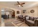 Inviting living room features an open floor plan and easy access to the kitchen and dining areas at 3137 W Baseline Rd, Laveen, AZ 85339