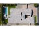 Birds eye view of a luxury home featuring a backyard swimming pool at 4457 E Fountain St, Mesa, AZ 85205