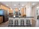 Modern kitchen with granite countertops, stainless steel appliances, and breakfast bar seating at 5100 E Rancho Paloma E Dr # 1046, Cave Creek, AZ 85331